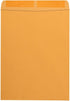 Quality Park Open-End Catalog Envelopes, Gummed, Brown Kraft, 10 x 13, 100 per Box (41667)