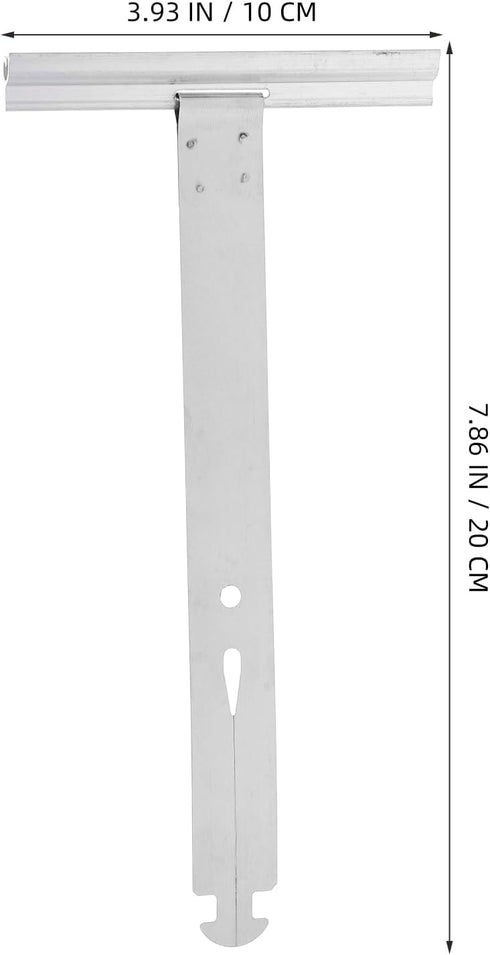 4Pcs 7.87X3.93 Inches Aluminum Alloy Hanging Plates for Roller Shutters Window Hardware Repair Accessories Spring