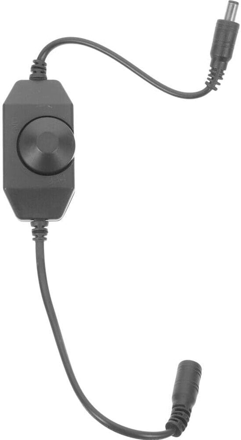 Shophubio Dimmer Rotary Lamp Switch for LED Strip Lights, Manual Light Modulator Controller with Knob for Adjustable