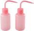 2Pcs 150ml Tattoo Bottle, 5oz Plastic Wash Bottles, Lab Squeeze Bottle for Watering Irrigation (Pink)
