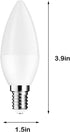 E14 Bulbs, 5 50 C37 B11 Bulb Bulbs,6000 6-Pack LED Candelabra Light watt, watt Equivalent Ceiling Fan Chandelier Kelvin