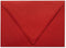 LUXPaper A7 Contour Flap Invitation Envelopes | 5 1/4" x 7 1/4" | Ruby Red | 80lb. Text | 50 Qty