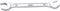 Utoolmart Double Open End Wrench, 185mm Length, 17mm x 19mm, 45# Carbon Steel, Chrome Plated Repairs Tool