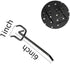 50pc Pegboard Hooks, L Style Long Shelving Hooks, Rustproof Peg Board Tool Utility Hooks Fit 1/4" or 1/8" (6Inch, Black)