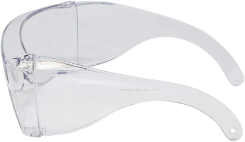 Calabria 3000 Large Fit Over Safety Glasses, Fitover Prescription Eyewear, Clear Men Women Wrap Around Tint