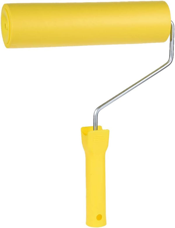 uxcell 9 Inch Nitrile Rubber Paint Roller Brush - Household Wall Painting with Plastic Handle