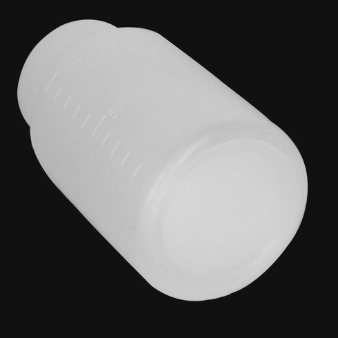 Othmro 15Pcs 100ml Wide Mouth Plastic Empty Lab Cylindrical Chemical Reagent Bottle, Sealing Liquid Storage Container