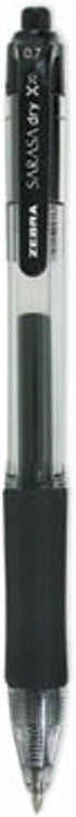 Zebra Pen Sarasa Dry X20 Retractable Gel Pen, Medium Point, 0.7mm, Black Ink, 36-Pack