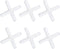 Joywayus 5/16" Plastic Hose Barb Fitting, Barbed Equal 4 Way Pipe Fittings Tube Adapter (Pack of 6)