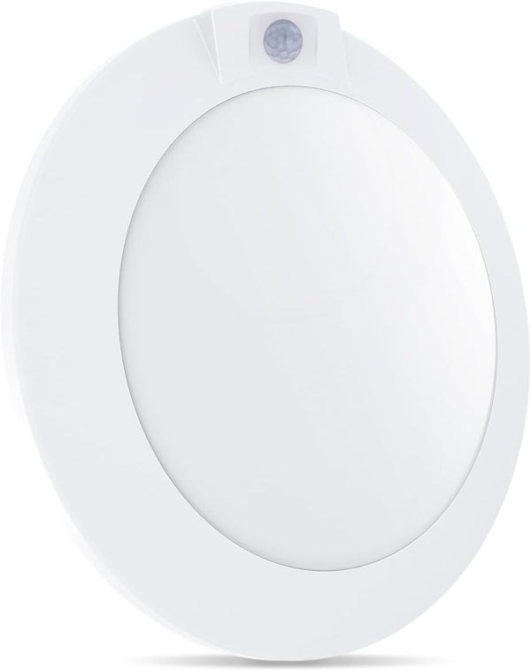 6 Inch Motion Sensor Ceiling Light Indoor, 14W 3000K Wired LED Disk