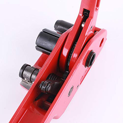 MYFAMIREA Heavy Duty Poly Strapping Tensioner and Cutter - Manual Banding Tools for 1/2" - 3/4" Width Strap