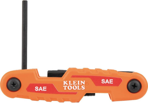 Cmpct Folding Hex Key Set, SAE & Metric
