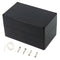 Zulkit Junction Box, IP65 Waterproof Dustproof ABS Plastic Electrical Box, Black 7.9 x 4.7 x 4.4 inch