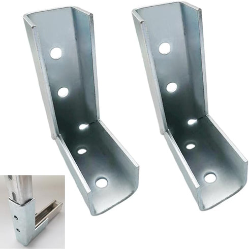 2 PCS 90 Degree Right Angle Strut Channel Joint Splice, Heavy Duty Bracket for ½" Bolt in 1-5/8" Strut Channel