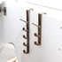 canjoyn 5 Layers Over The Door Hook Organizer Rack - Pack of 2 Hanger for Backpack Handbag (White)