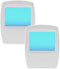 AMERELLE Always-On Blue Night Light, 2 Pack (71282) - Slim, Plug-in, LED Light