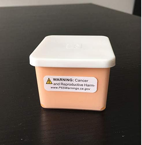 FirstZi California Prop 65 Warning Labels - CA P65 Sticker Paper Sign - 0.5x1.5 Inches - 500 Stickers per Roll