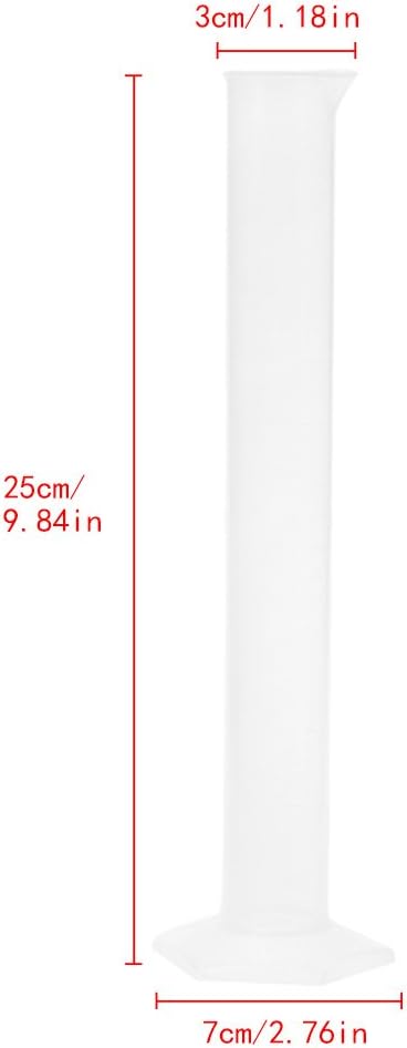100Ml Plastic Hydrometer Test Tube for Homebrew Whiskey, Alcohol, Beer, Wine, Mead