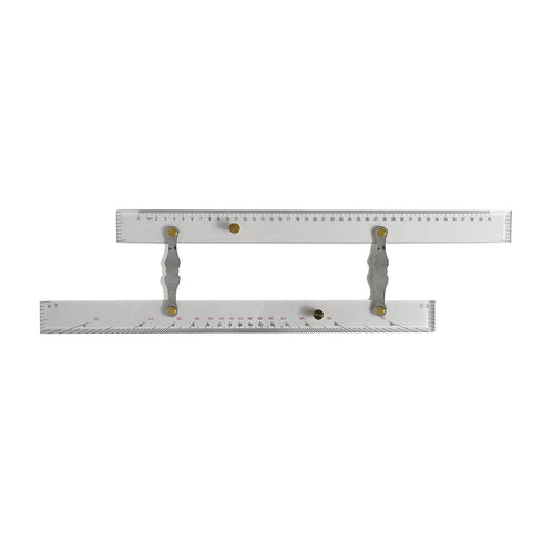 Naroote 450mm, (450mm) Marine Navigation Parallel Ruler, High Accuracy Clear Scale Mapping Points to Pull Parallel