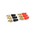 Premium 0/1 Gauge Wire Connectors, Pack of 3 Pairs Gold Plated Spade Connector for Amplifier Wiring Kit
