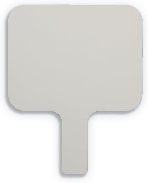 Flipside FLP10039 Economy Dry Erase Answer Paddle, 8" Width, 9-3/4" Length, Pack of 12, White.