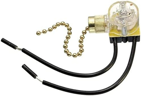 Generic Universal Ceiling Fan Wall Light Replacement Pull Chain Brass Switch Control Lovely and Professional