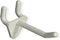 Azar 800072-WHT 2-Inch Plastic Hook, 50-Pack
