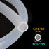 5/16" 7/16" 26.25ft Feelers ID x OD Silicone Tubing Food Grade Pure Silicon Tube High Temp Home Brewing Winemaking