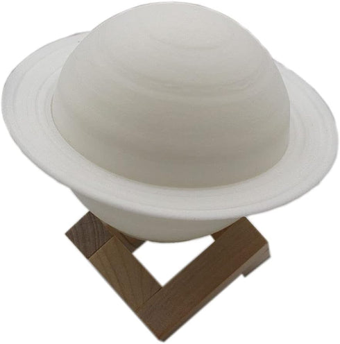 ZXKYZR8 Saturn Lamp Kids Night Light 2 Colors LED 3D Saturn Light with