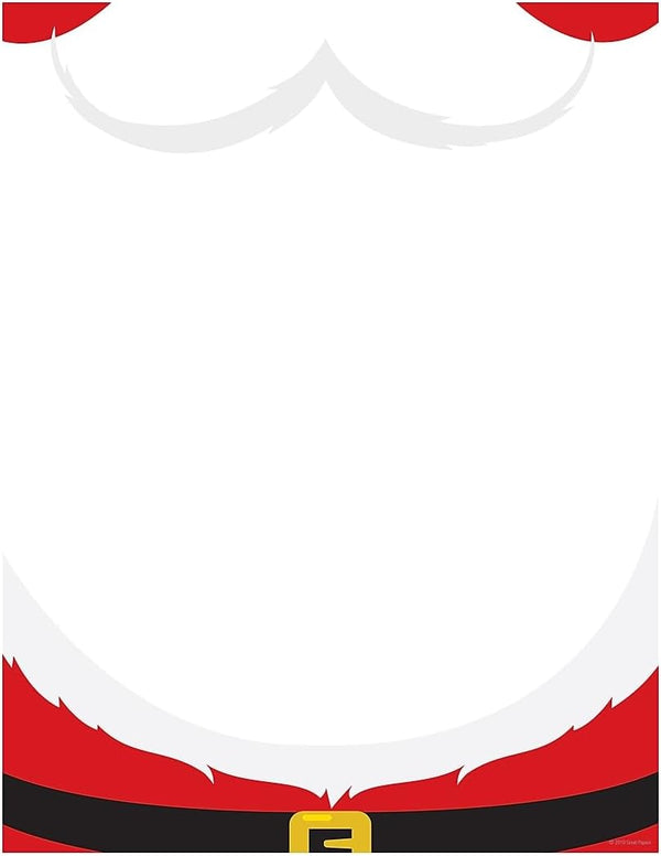 Great Papers! Santa's Beard Letterhead, 8.5" x 11", 80 Count (2019106)