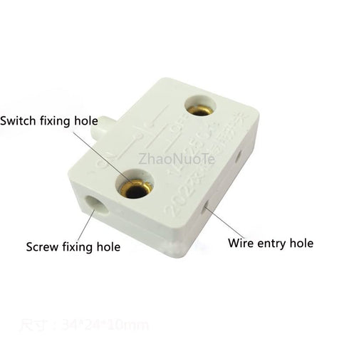 Generic 10pcs Wardrobe Light Switch Door Touch Switch Automatic Lighting for Bedside Table Wine Cabinet Cupboard Door