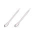 uxcell Micro Scoop 105mm Stainless Steel Reagent Sampling Lab Spoon Spatulas, 2Pcs for Laboratory