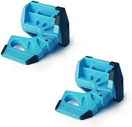 Wedge-It Ultimate Door Stop, Blue, TWO PACK