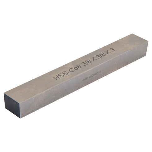 HHIP 2000-0045 3/8 x 3 Inch 8% Cobalt Square Tool Bit, 1 Count