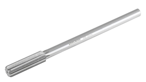 Accusize Industrial Tools 15.0 mm H.S.S. M2 Straight Shank Reamers, Right Hand, 8'' Oal, 6 Flute