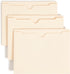 Smead File Jacket, Reinforced Straight-Cut Tab, 2" Expansion, Letter Size, Manila, 50 Per Box