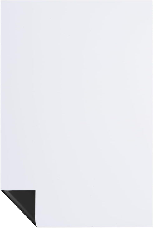 PATIKIL Magnetic Dry Erase Whiteboard Paper - 18" x 12" Adhesive Board Sticker for Fridge Office, White
