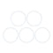 X AUTOHAUX Silicone O-Rings, 85mm OD 78mm ID 3.5mm Width VMQ Seal Gasket for Compressor Valves, Pack of 5