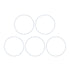 X AUTOHAUX Silicone O-Rings, 85mm OD 78mm ID 3.5mm Width VMQ Seal Gasket for Compressor Valves, Pack of 5