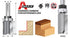 Amana Tool 45460-3US Carbide Tipped Flush Trim Plunge Template Up Shear Angle 1/2 D x 1 Inch CH x 1/4 SHK Router Bit