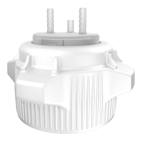 VersaCap 83mm (83B) Carboy and Bottle Caps, Open Cap with Hose Barb Adapter for Tubing