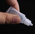 50PCS 15ml/0.5oz Empty Refillable Clear Plastic Dropping Bottles, Portable Squeezable Dropper Container with Caps