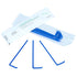 Argos C4050 Polypropylene Sterile Disposable Blue L-Shaped Cell Spreaders, Case of 500
