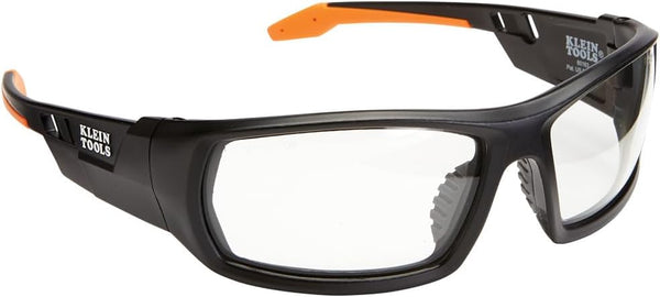 Klein Tools 60163 Safety Glasses, Professional PPE Protective Eyewear with Scratch Resistant Clear Lens