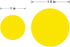 Hcode 1 Inch Color Coding Label Stickers, 1000 Pieces, Garage Sale Blank Round Adhesive Dots
