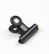 Coideal Black Small Bulldog Clips, 120 Pcs Mini Metal Hinge Bull Clips, 22mm Tiny Binder Paper Clamps