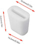Tufeifrank 25pcs Hard Rubber Feet for Sink Grid Sink Protecter White Rubber Wire Bumpers Basin Protectors for Home