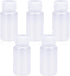 2 oz Wide Mouth Lab Reagent Bottle, Clear PP Leak-Proof Chemical Container, 5 Pcs