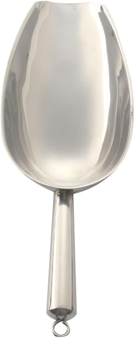 Metal Ice Scoop 3 Oz,Stainless Steel Small Ice Scooper for Ice Bucket