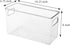 Plastic Clear Phone Case Organizer, Multifunctional Storage Holder Box for Desk, Cabinet, Shelf (Deep)